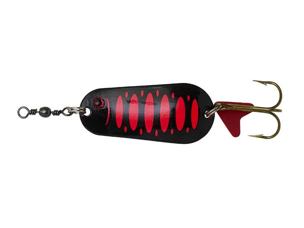 ŽLICA DAM STANDARD SPOON 8CM 45G S FLUO RED/BLACK UV